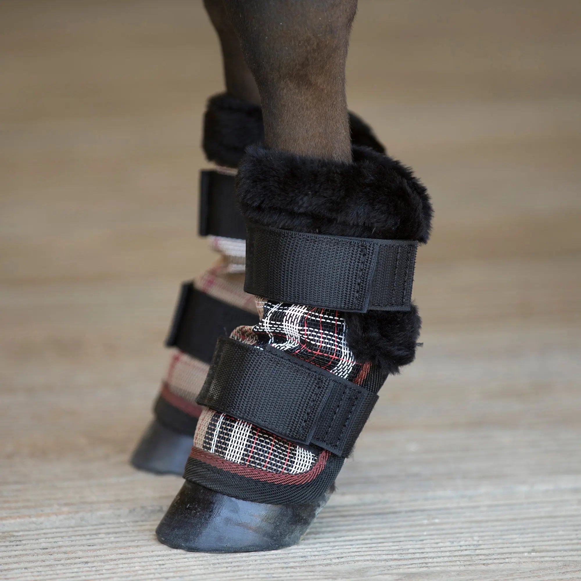 Kensington Mini Fly Boots with Fleece Trim - Set of 4 - 73% UV + Fly Protection