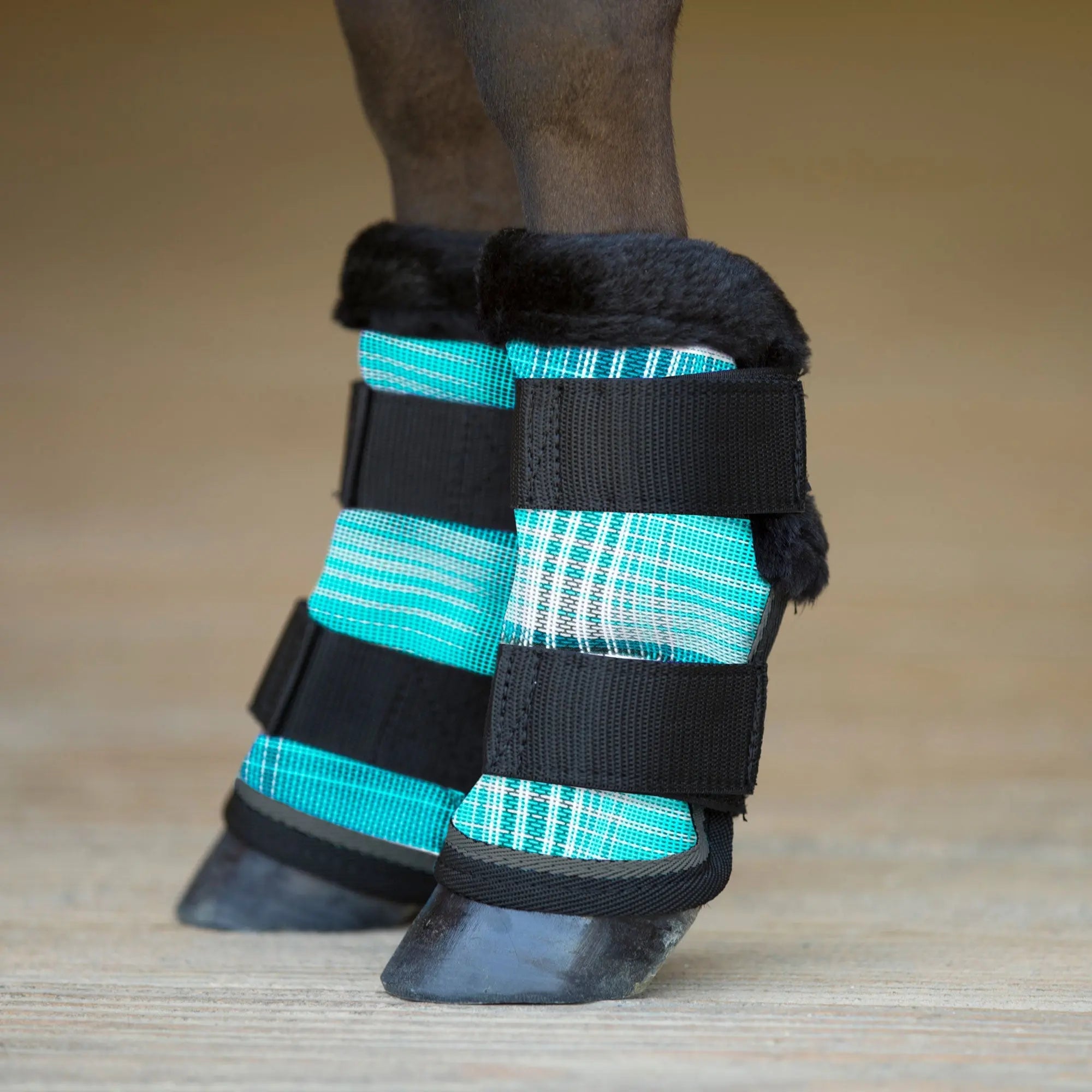 Kensington Mini Fly Boots with Fleece Trim - Set of 4 - 73% UV + Fly Protection