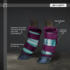 Kensington Mini Fly Boots with Fleece Trim - Set of 4 - 73% UV + Fly Protection