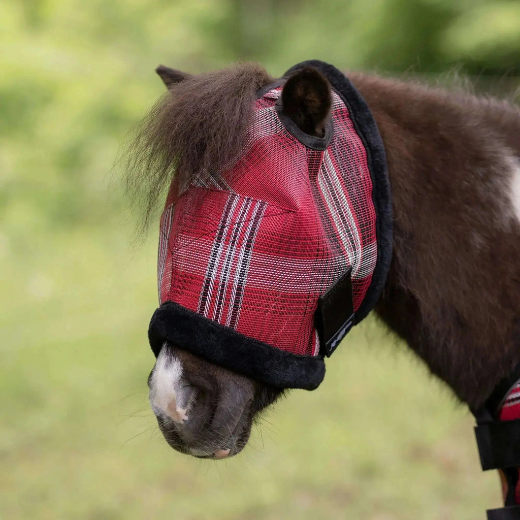 Kensington Mini Fly Mask with Fleece Trim - 73% UV Blocking