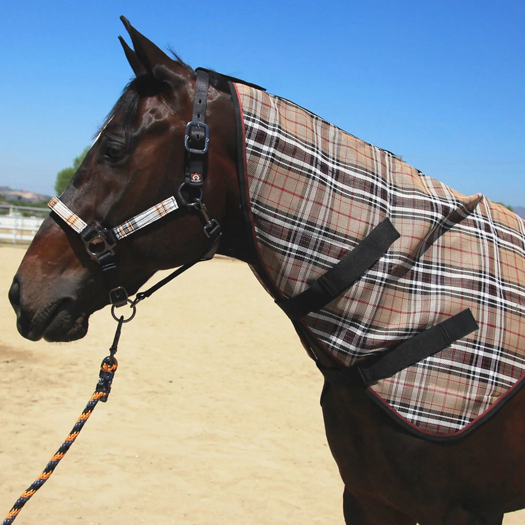 Kensington Horse Protective Neck Cover - Pairs with Fly Sheet - 73% UV Blocking