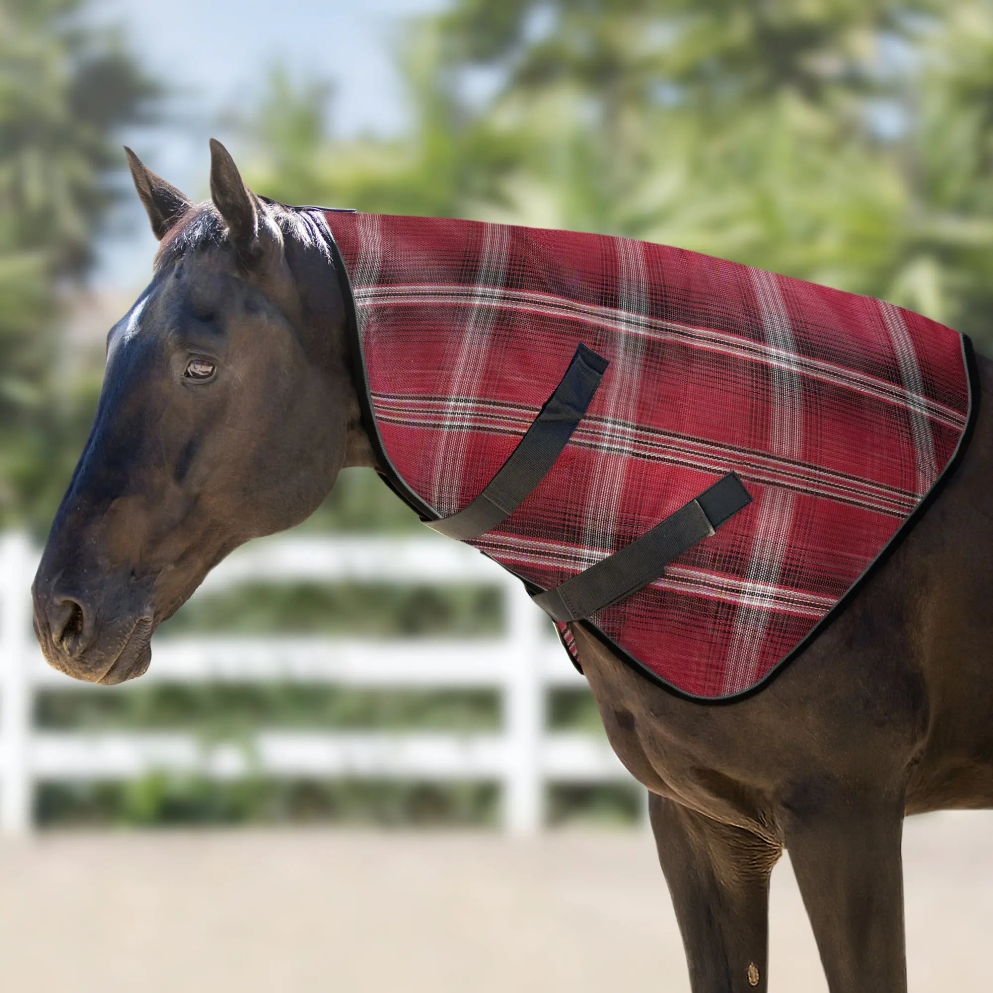 Kensington Horse Protective Neck Cover - Pairs with Fly Sheet - 73% UV Blocking