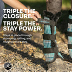 Kensington Draft Fly Boots with Fleece Trim - Set of 2 - 73% UV + Fly Protection