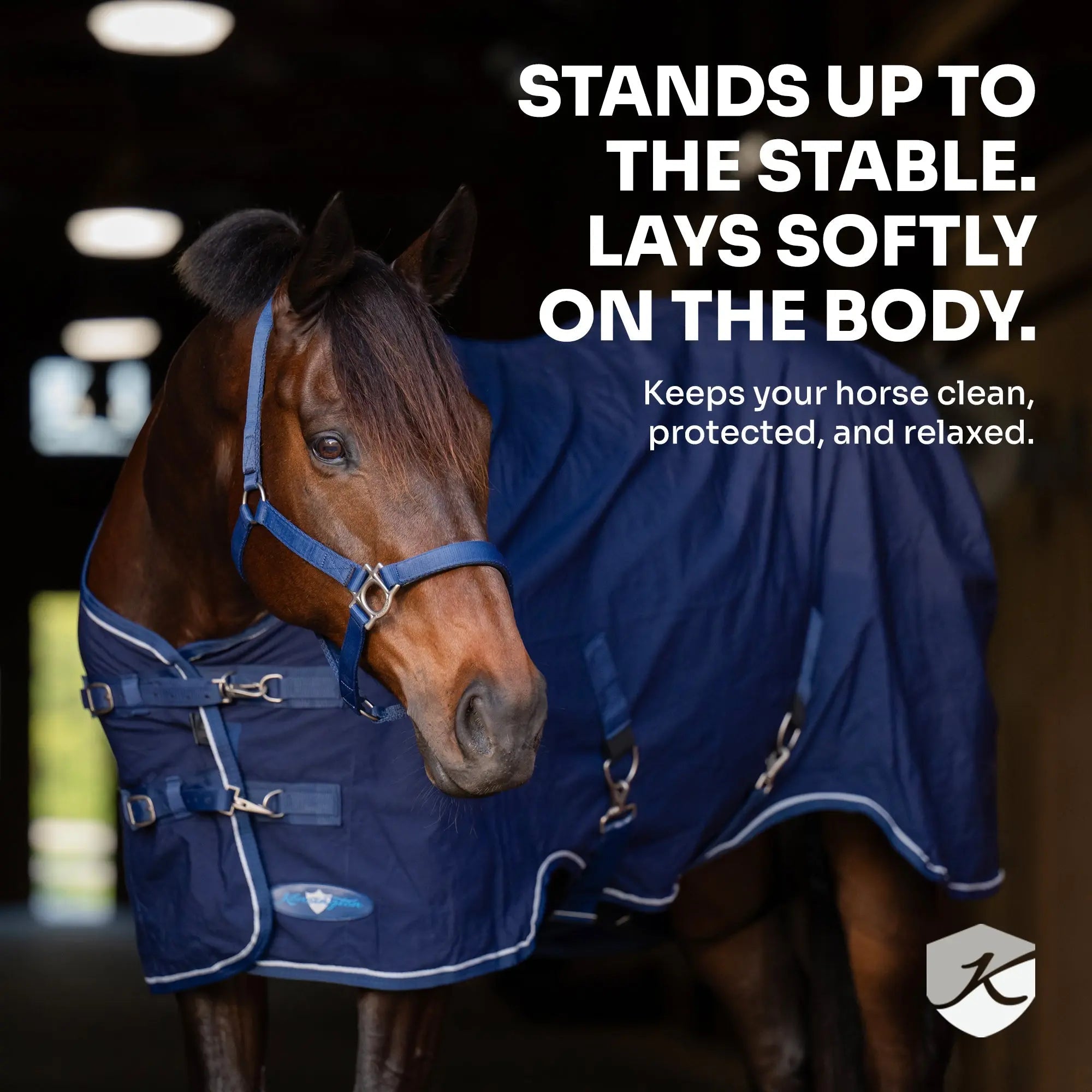 Kensington Pony Poly Cotton Day Sheet - Breathable Stable Sheet