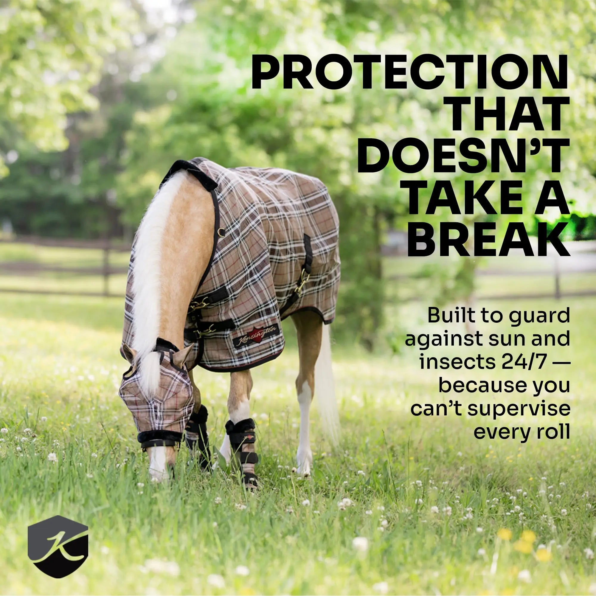 Kensington Horse Protective Fly Sheet  - 73% UV Protection