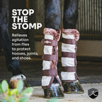 Kensington Mini Fly Boots with Fleece Trim - Set of 4 - 73% UV + Fly Protection