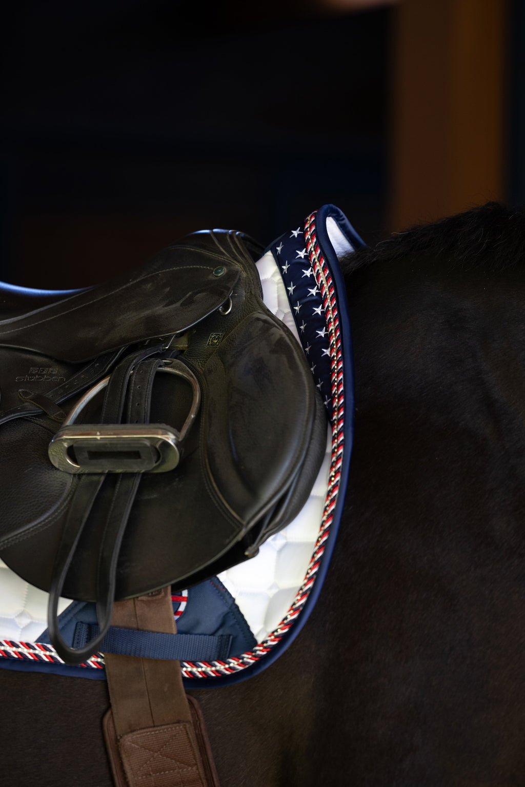 Limited Edition TEAM USA Satin Classic Jump Saddle Pad