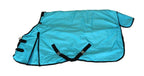 AJ Tack 400g 1200D Horse Turnout Blanket with Storage Bag - Turquoise