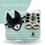 Mint Green Saddle Pad Set