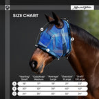 Kensington Fly Mask with Fleece Trim & 73% UV Protection