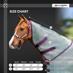 Kensington Horse Protective Neck Cover - Pairs with Fly Sheet - 73% UV Blocking