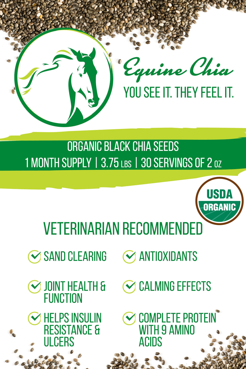 Organic Equine Chia - Pouch