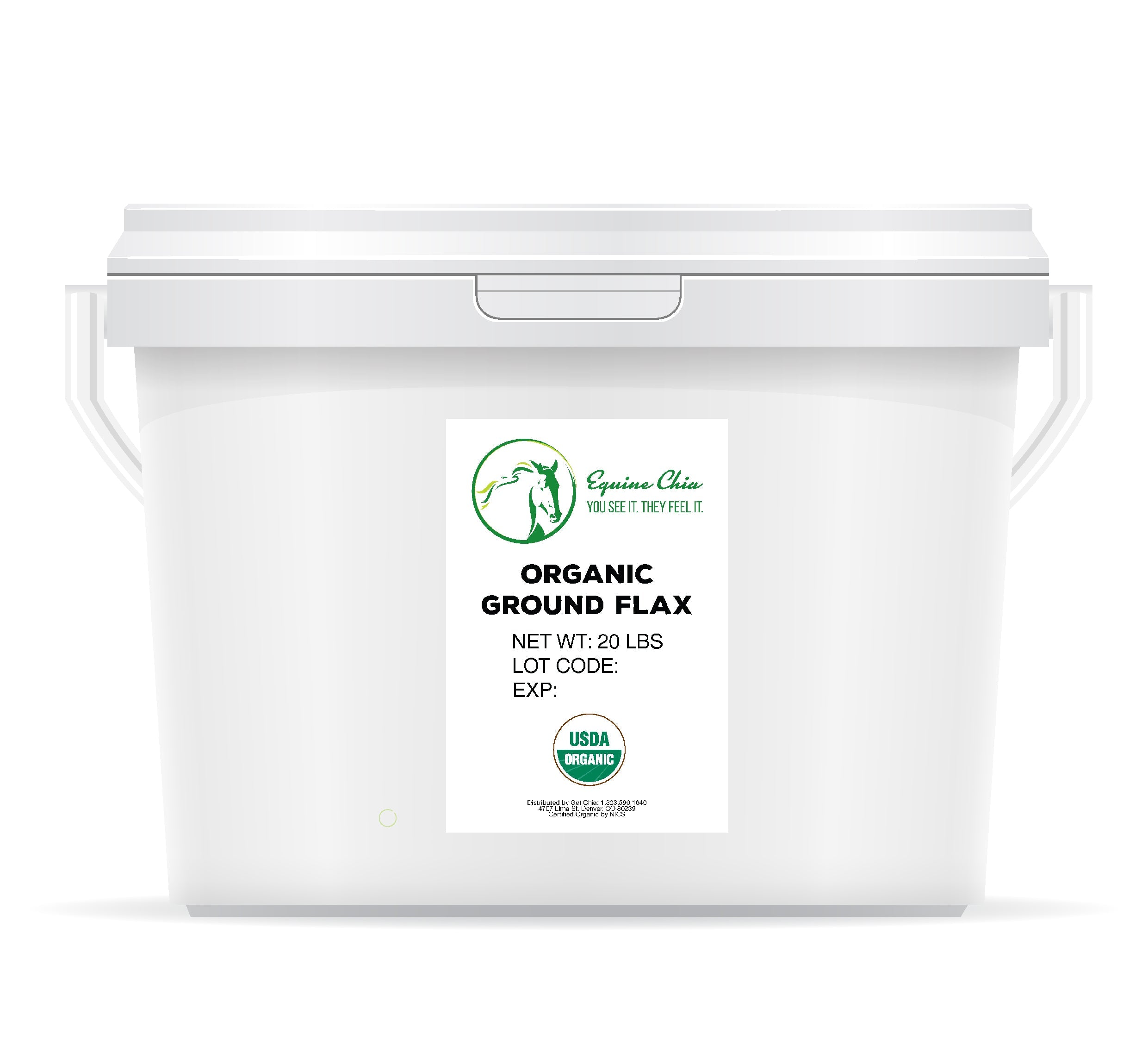 Organic Equine Ground Flax