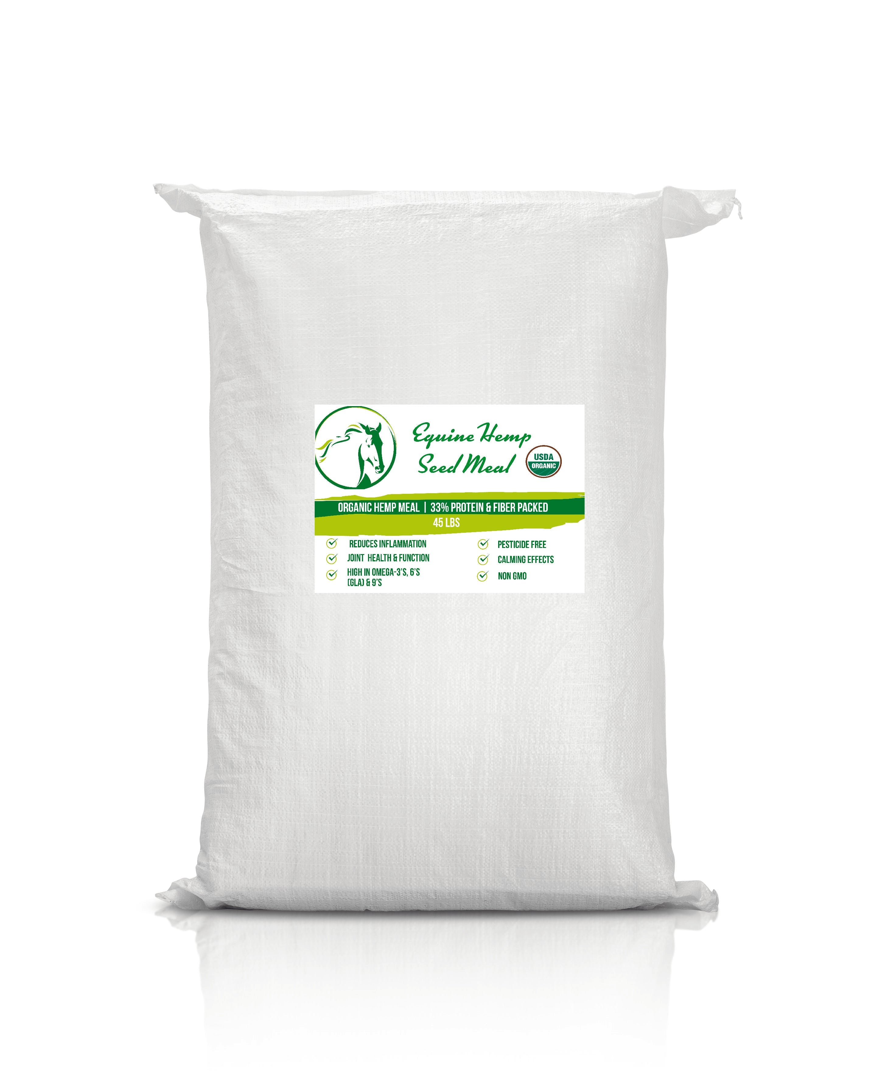 Organic Equine Hemp Meal 33% Protein