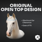 Kensington Fly Mask with 73% UV Protection - Open Top Design