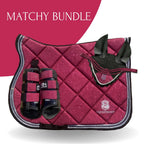 Raspberry Fizz Saddle Pad Set