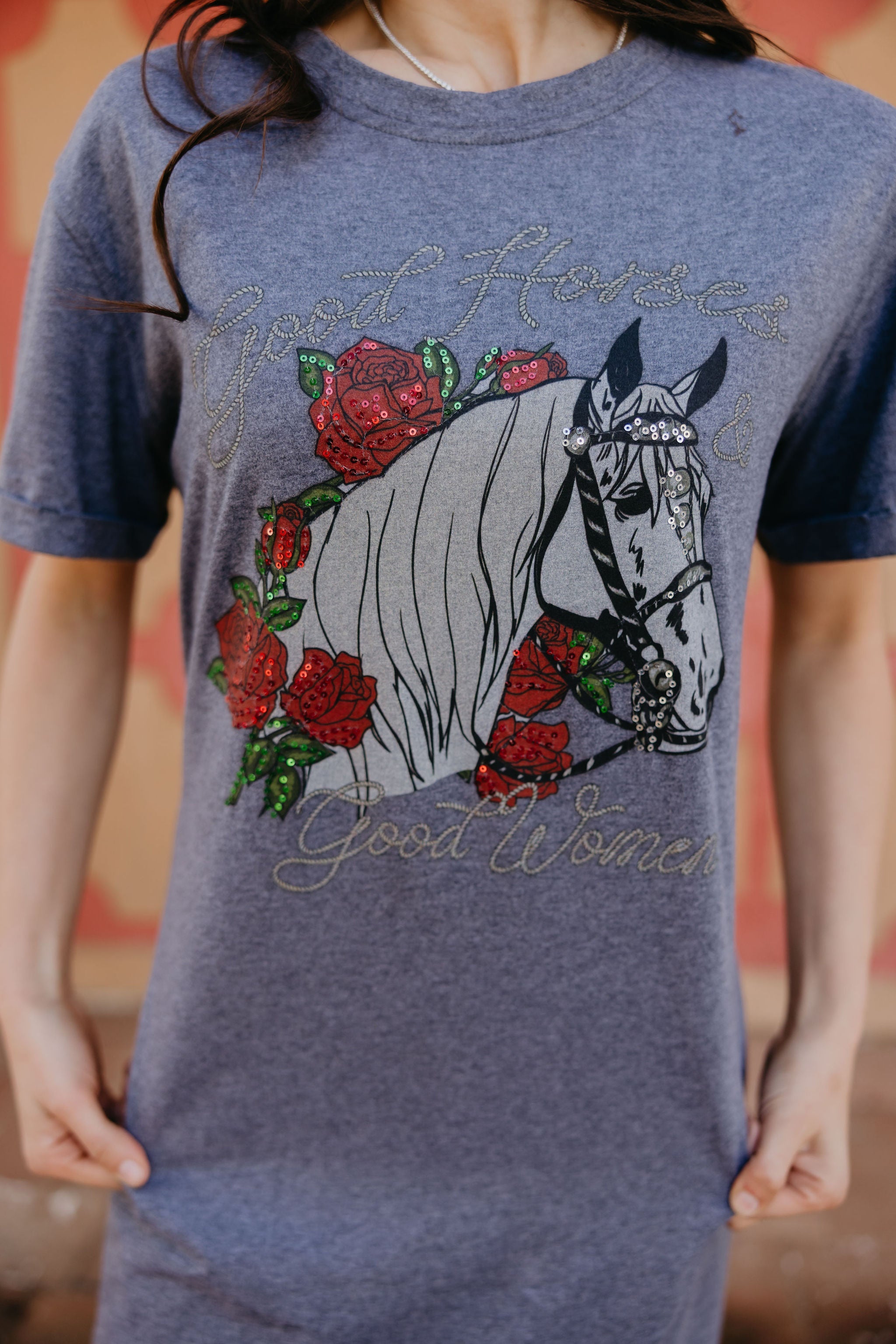 Camarillo White Horses Dress