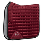 Satin Classic Dressage Saddle Pad (Full) - Crimson Rose