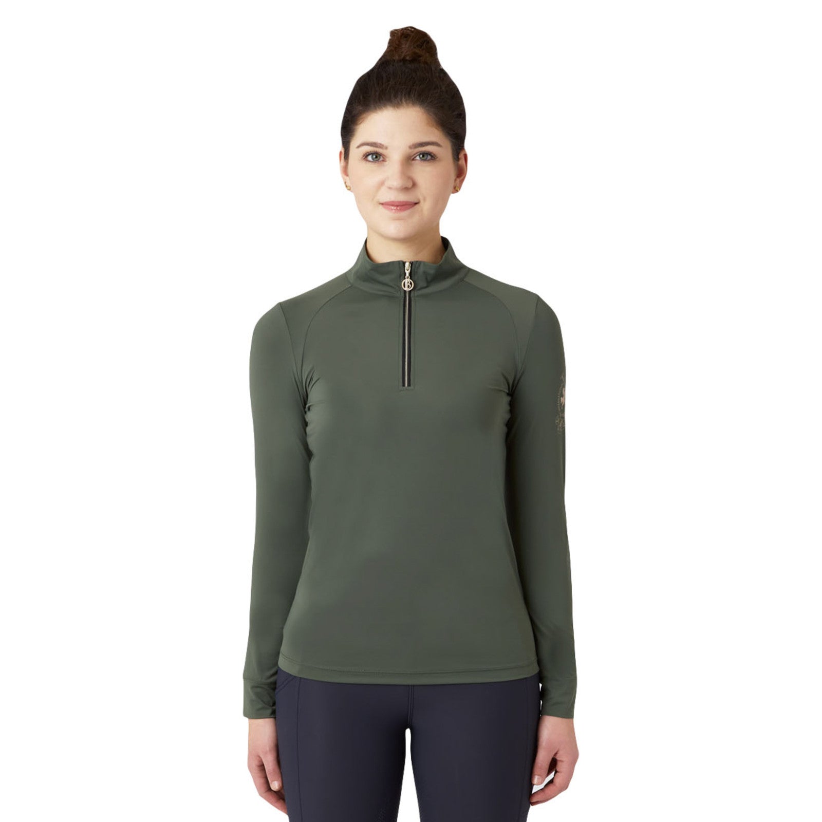 B Vertigo Sidney Women's Sun Shirt- Green