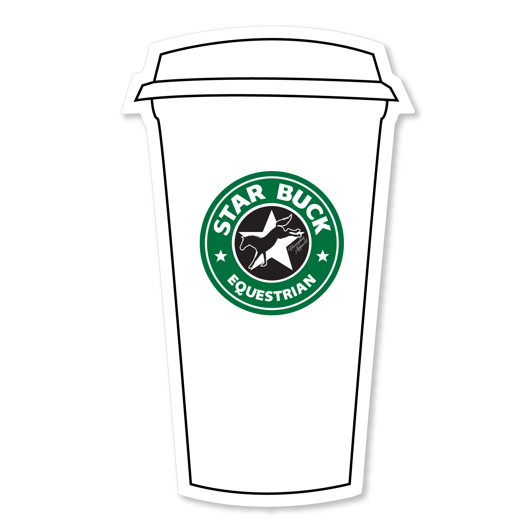 Starbuck Equestrian Cup Sticker