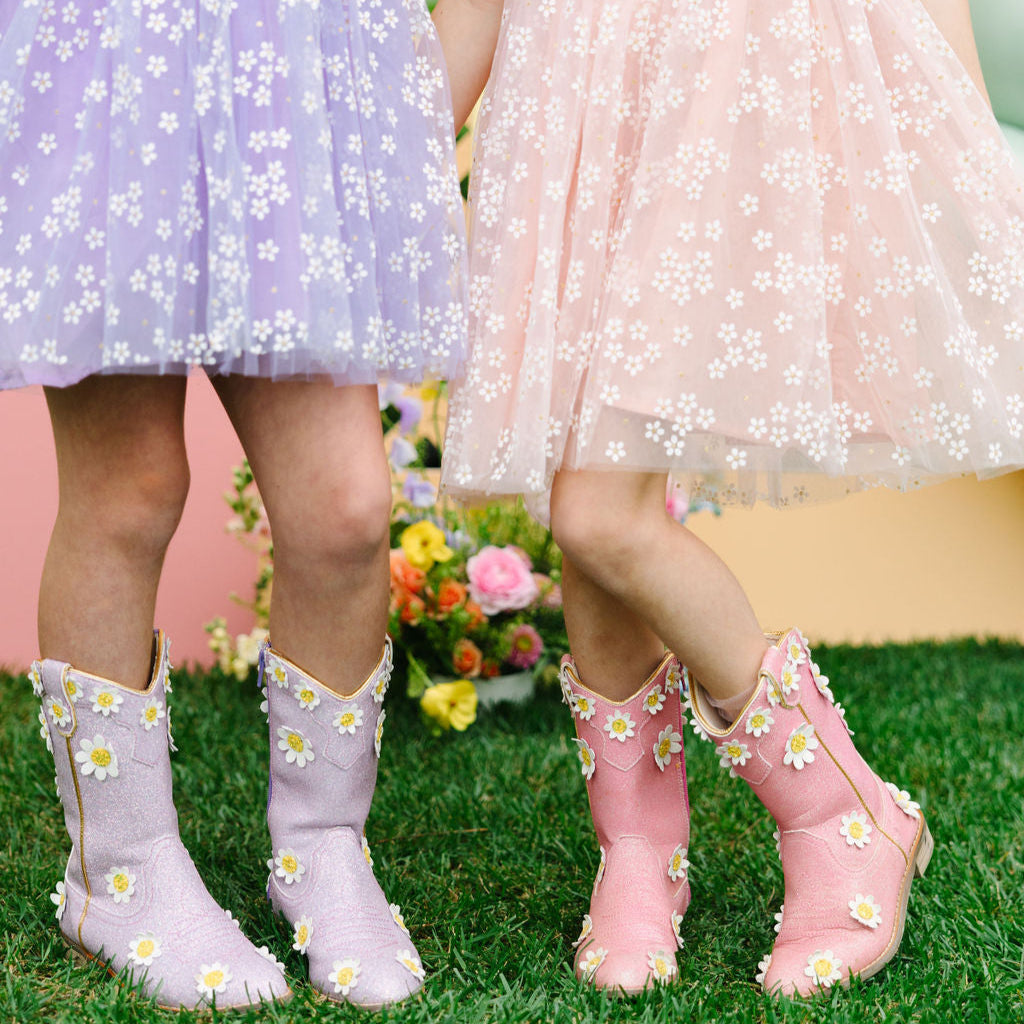 Cowgirl Lilac Oopsie Daisy Boots