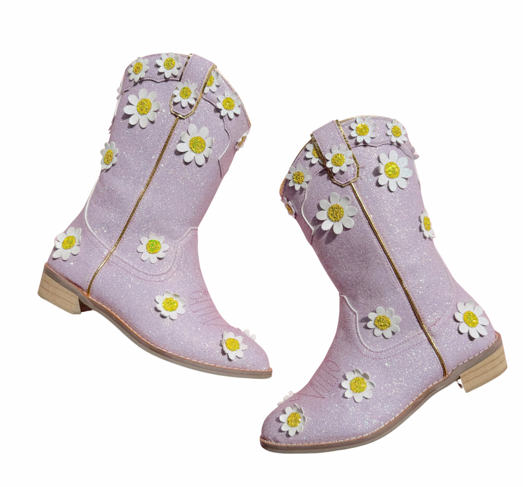 Cowgirl Lilac Oopsie Daisy Boots