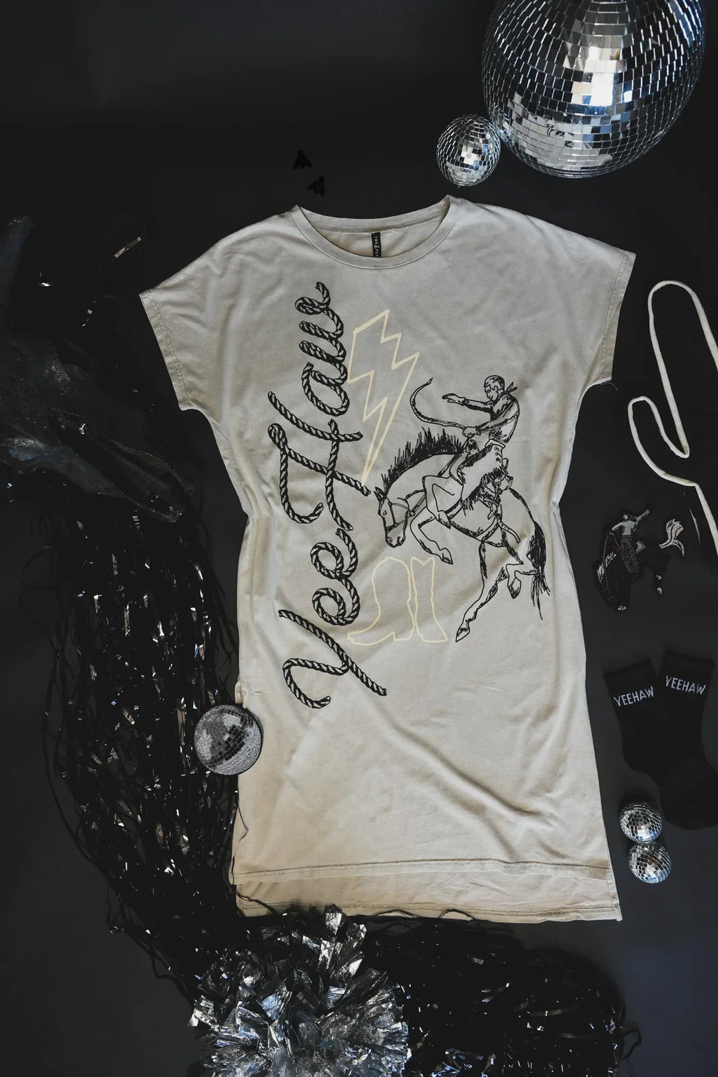 YEEPEE YE HAW TSHIRT DRESS