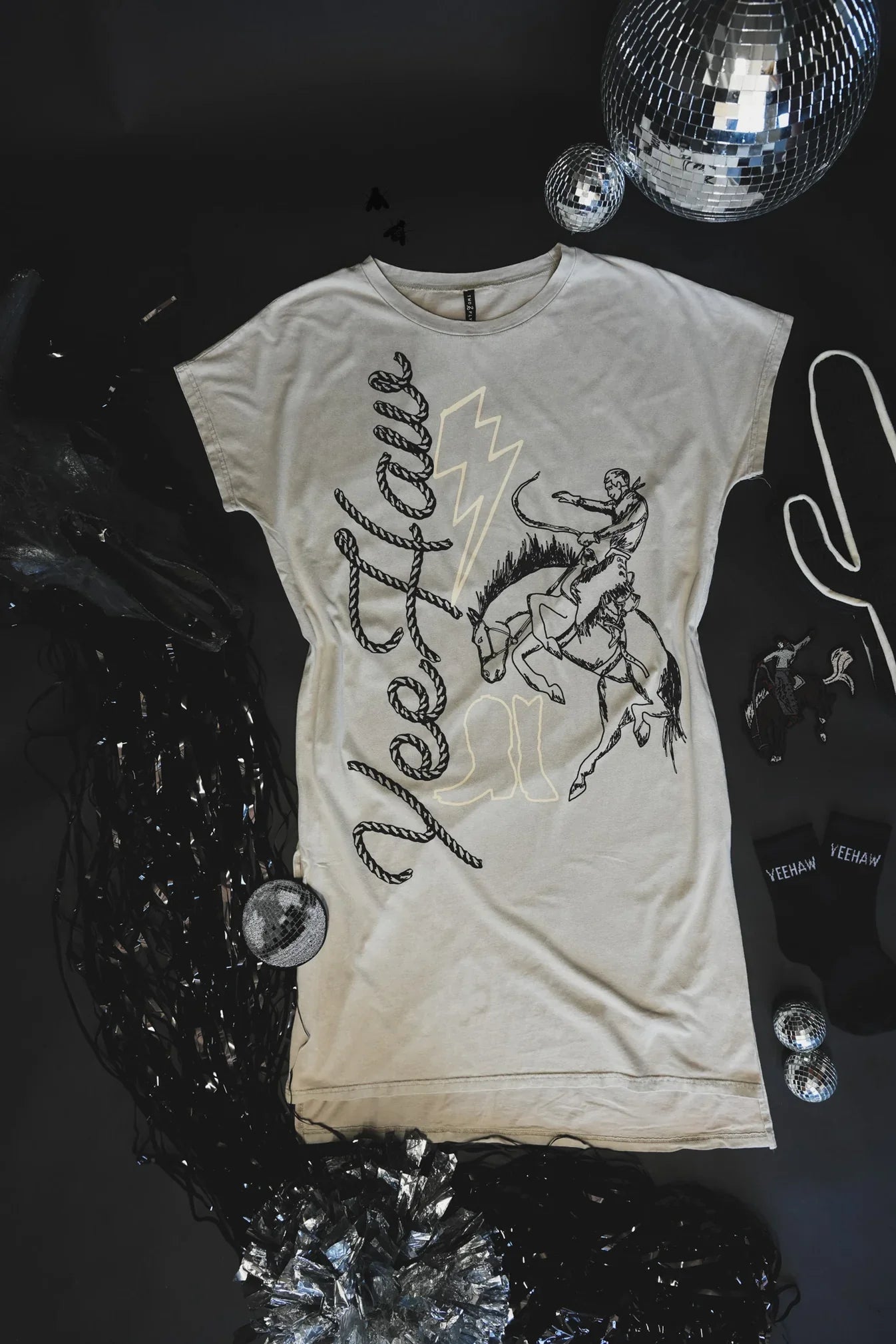 YEEPEE YE HAW TSHIRT DRESS