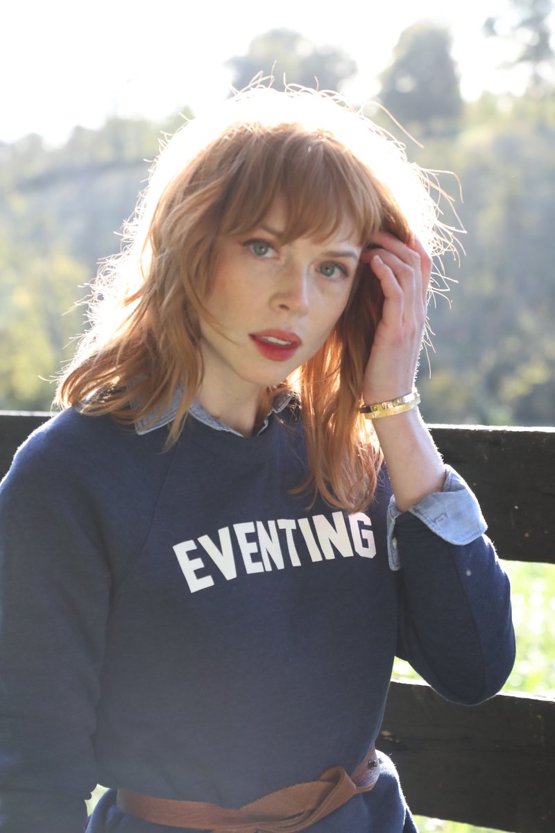 Levade Vintage Varsity Eventing Sweatshirt