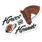 Horses & Hounds Sticker