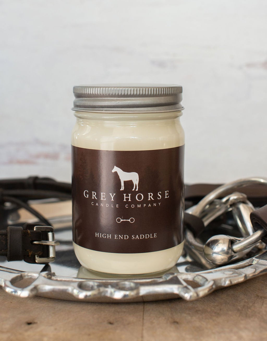 High End Saddle Candle