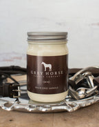 High End Saddle Candle