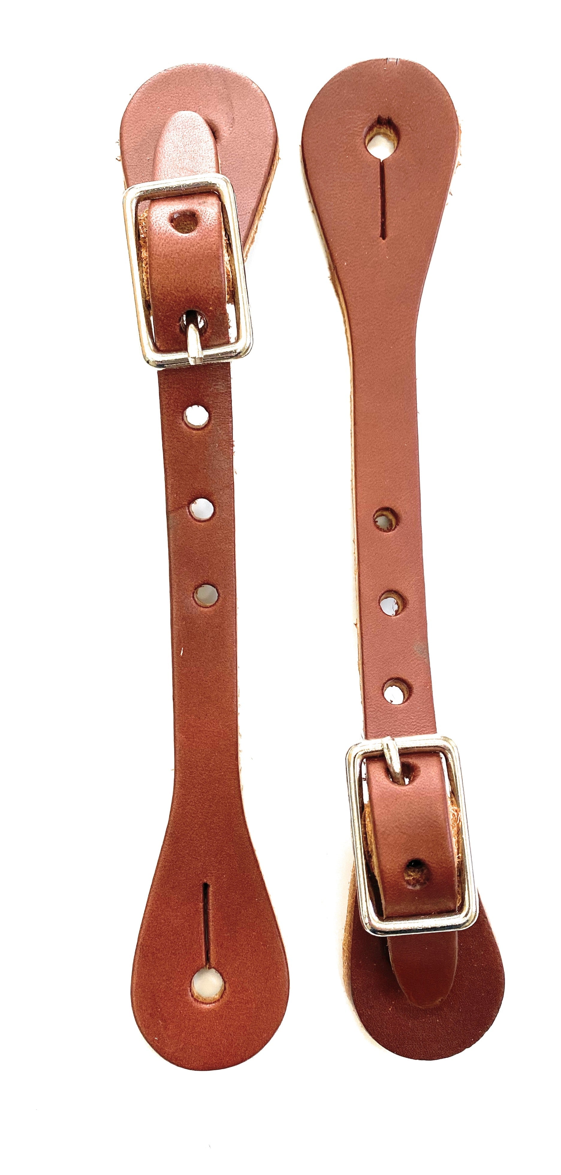 AJ Tack Youth Antique Brown Steer Head Spurs Package