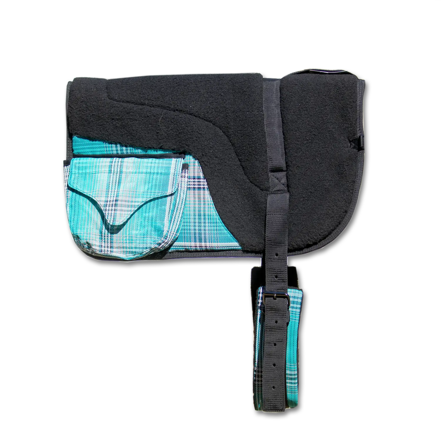 Plush Fleece Bareback Pad with Pockets - Comfort & Convenience