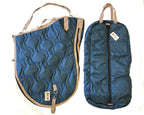 AJ Tack English Padded Saddle and Bridle Carrier Set