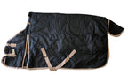 AJ Tack 1200D Waterproof Turnout Horse Blanket 400g - Black