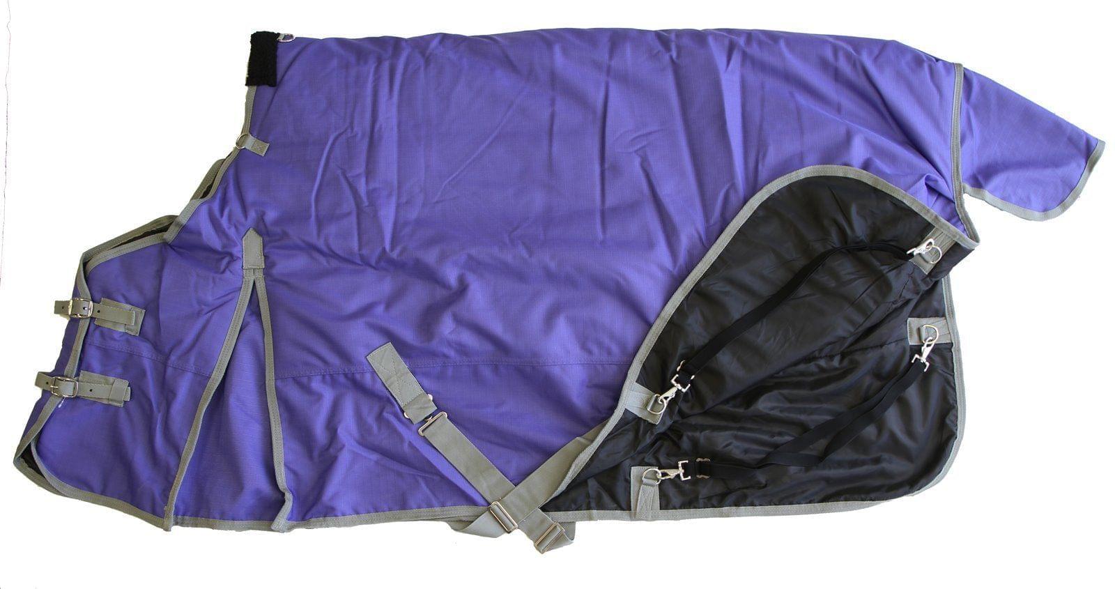 AJ Tack 400g 1200D Waterproof Turnout Horse Blanket 400g - Purple