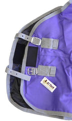 AJ Tack 400g 1200D Waterproof Turnout Horse Blanket 400g - Purple
