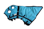 AJ Tack 400g 1200D Waterproof Turnout Horse Blanket with Hood - Turquoise
