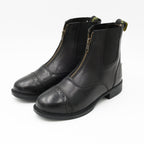 Zip-Up Leather Paddock Boots