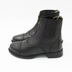 Zip-Up Leather Paddock Boots