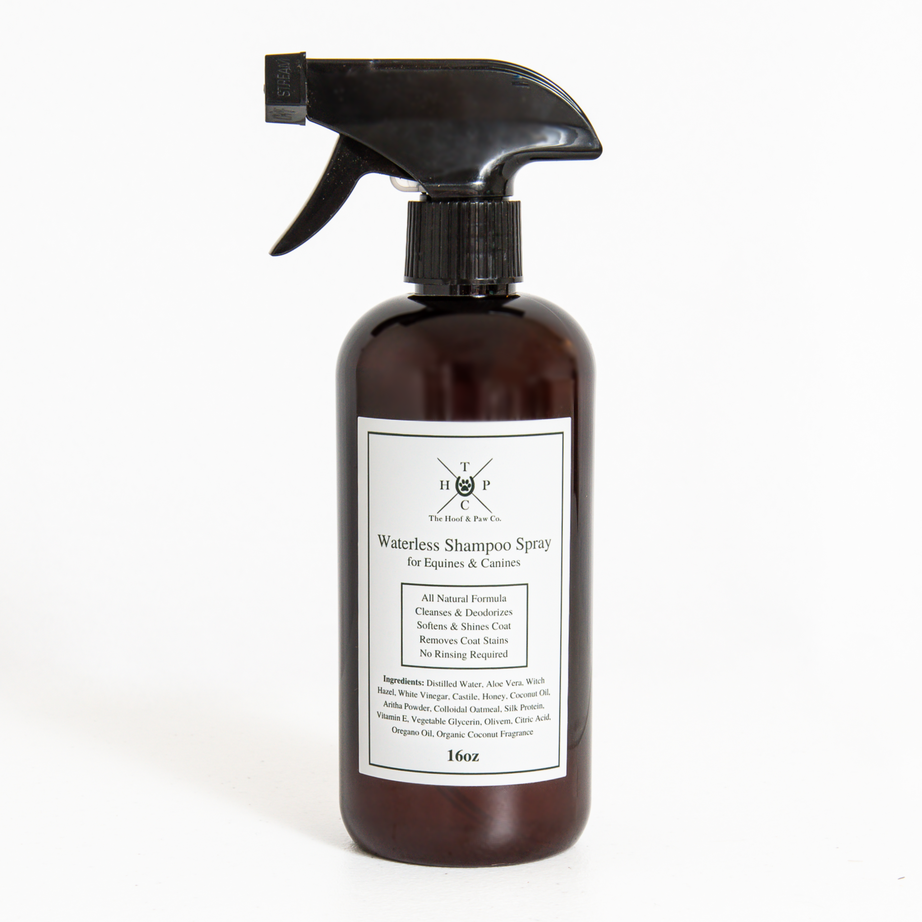 Waterless Shampoo Spray for Dogs & Horses - 16oz