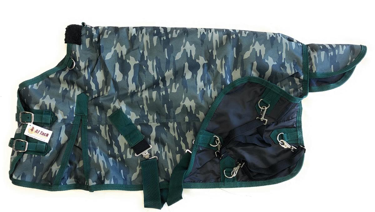 AJ Tack 300g 1200D Waterproof Miniature Horse Turnout Blanket - Camouflage