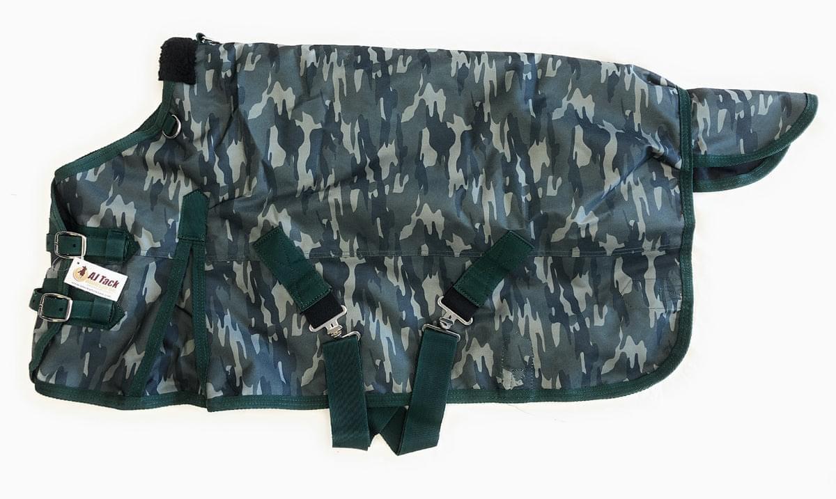 AJ Tack 300g 1200D Waterproof Miniature Horse Turnout Blanket - Camouflage